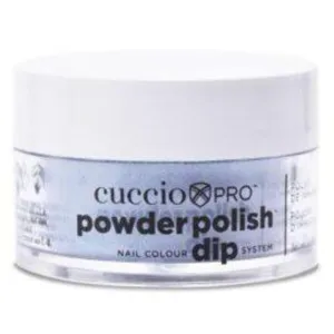 Cuccio Pro - Powder Polish Nail Colour Dip System -Blue with Blue Mica / 0.5 oz.