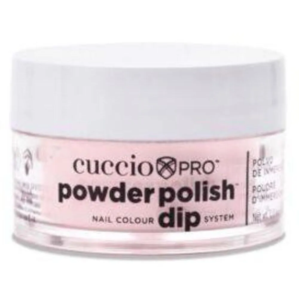 Cuccio Pro - Powder Polish Nail Colour Dip System -Bubble Bath Pink / 0.5 oz.