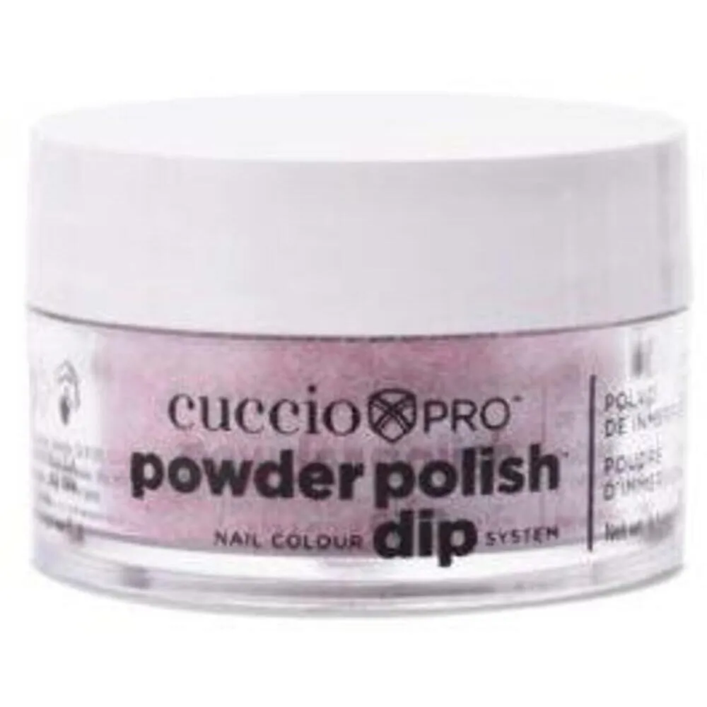 Cuccio Pro - Powder Polish Nail Colour Dip System -Deep Purple Glitter / 0.5 oz.