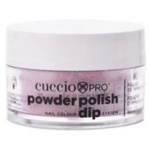 Cuccio Pro - Powder Polish Nail Colour Dip System -Deep Purple Glitter / 0.5 oz.