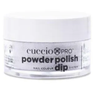 Cuccio Pro - Powder Polish Nail Colour Dip System -Deep Silver / 0.5 oz.