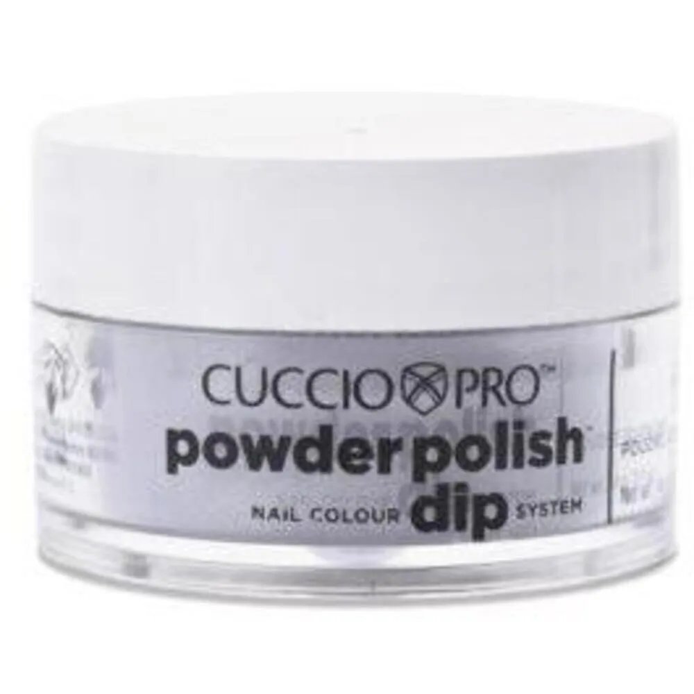 Cuccio Pro - Powder Polish Nail Colour Dip System -Grey with Mica / 0.5 oz.