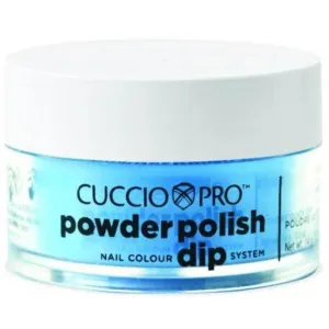 Cuccio Pro - Powder Polish Nail Colour Dip System -Neon Blue / 0.5 oz.