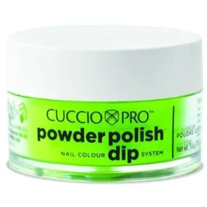 Cuccio Pro - Powder Polish Nail Colour Dip System -Neon Green / 0.5 oz.