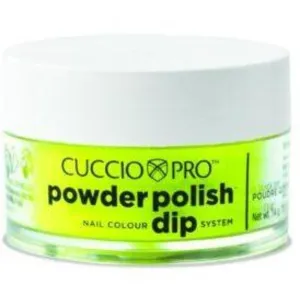 Cuccio Pro - Powder Polish Nail Colour Dip System -Neon Yellow / 0.5 oz.