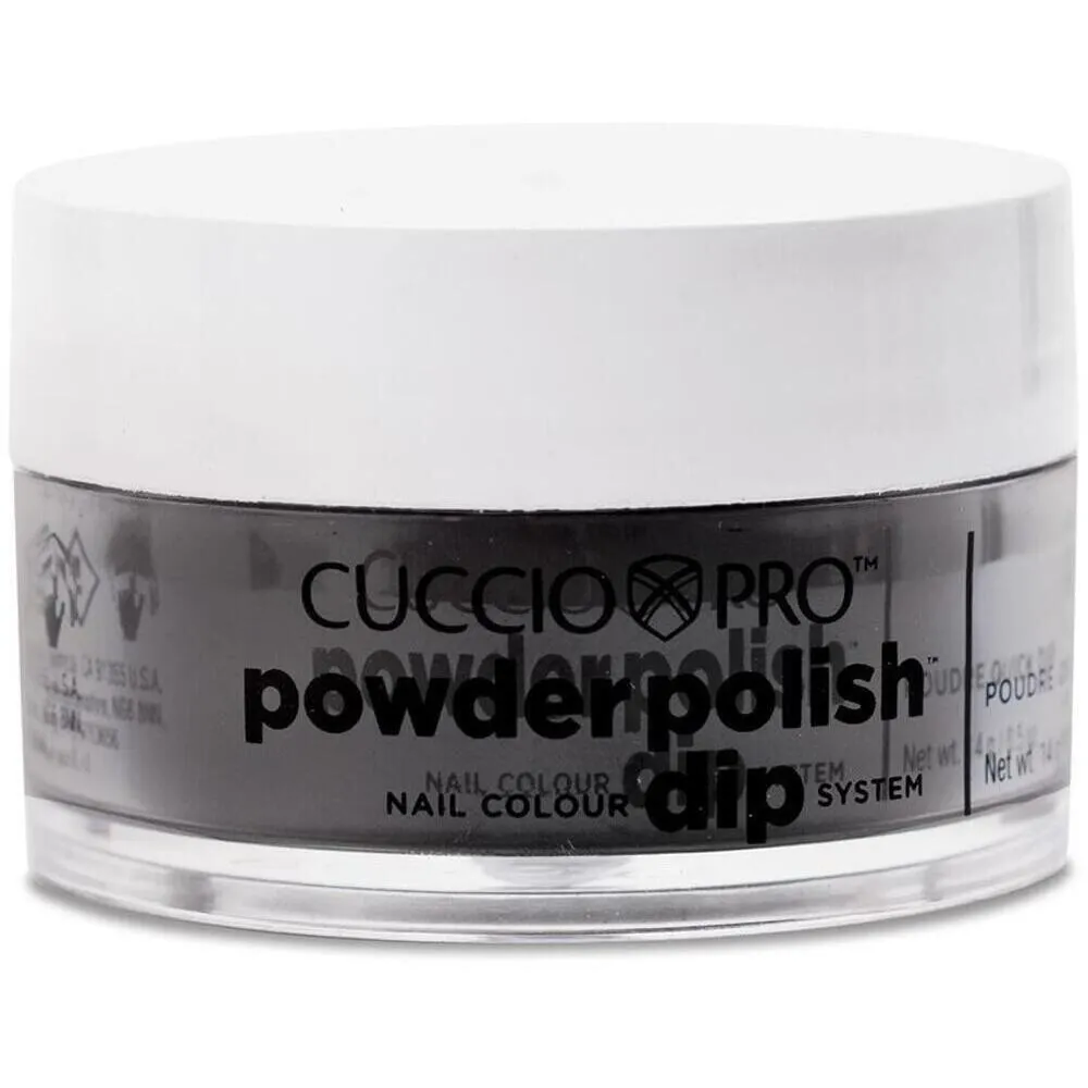 Cuccio Pro - Powder Polish Nail Colour Dip System -Silver with Gray Undertones / 0.5 oz.