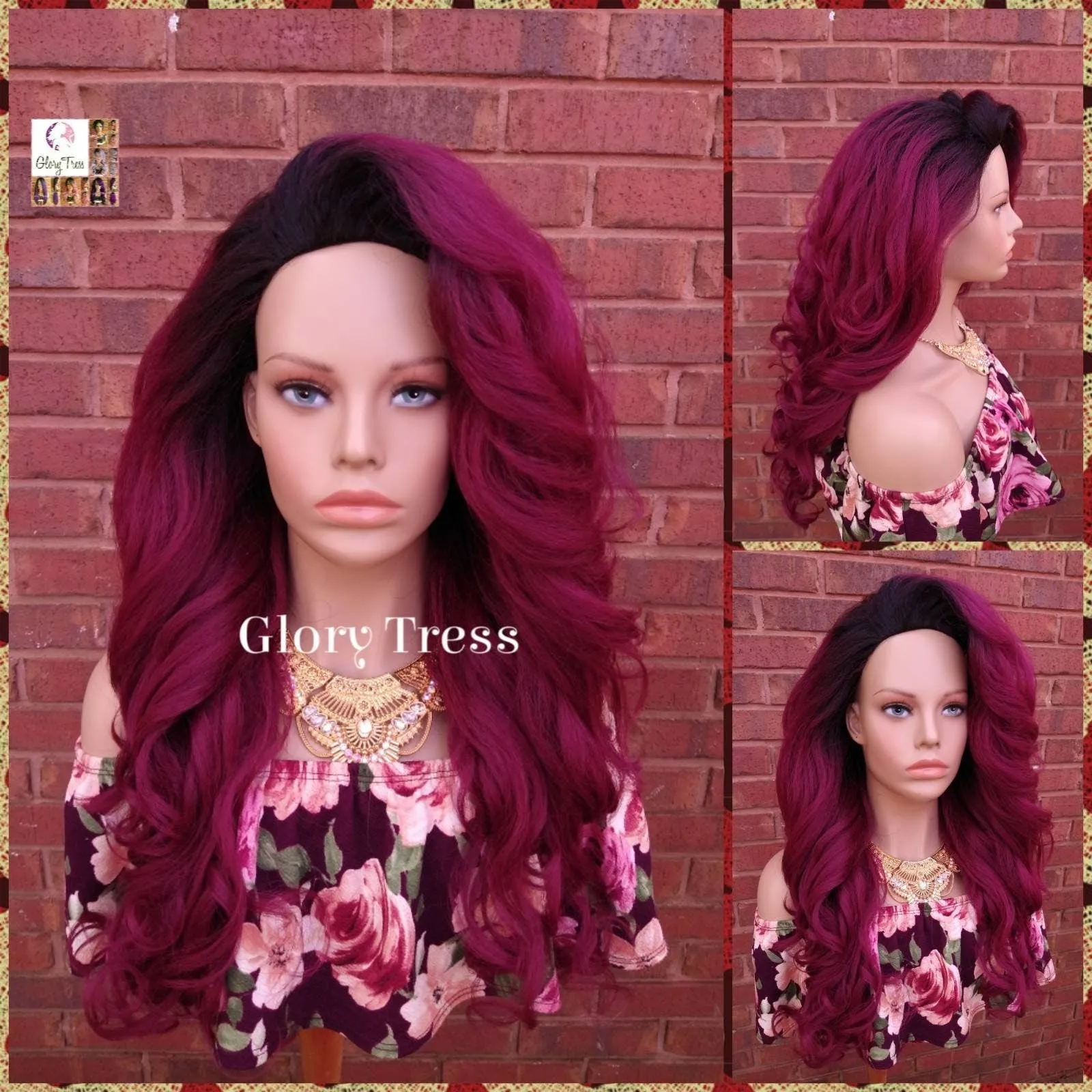 Curly Half Wig, Wigs, African American Wig, Kinky Curly Wig, Natural Yaki Wig, Blown Out Hairstyle, Ready To Ship // RUBIES
