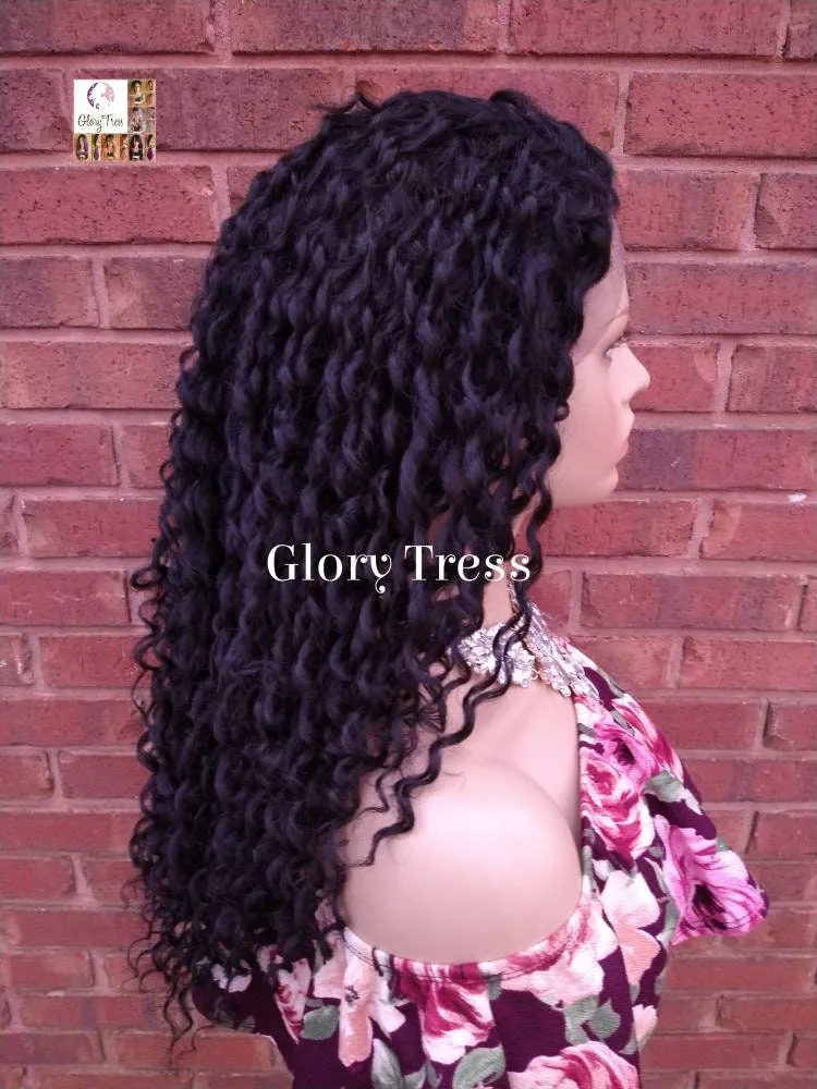 Curly Lace Front Wig, Black Curly Wig, Big Curly Wig, African American Wig, Glory Tress, New Arrival // MARVELOUS