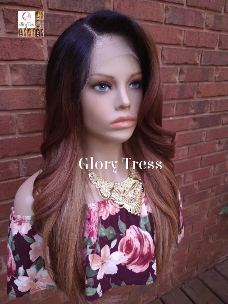 Curly Lace Front Wig, Human Blended Wig, Pre-Plucked, Wigs, Glory Tress, Yaki Texture, HD Transparent Lace, 13 x 6 Free Parting // Peace