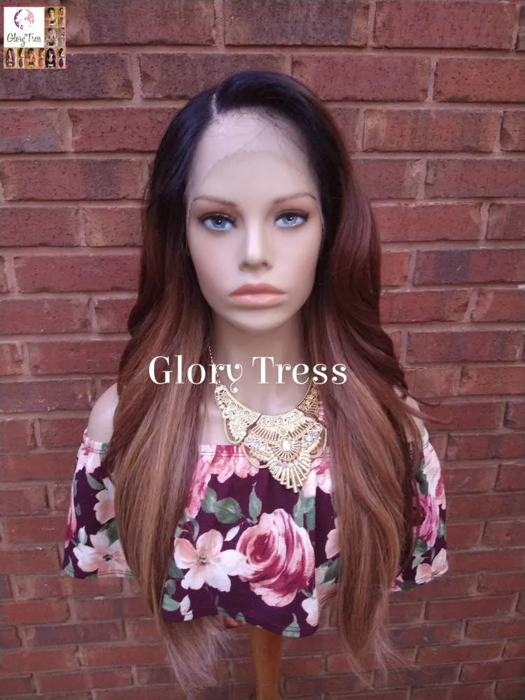Curly Lace Front Wig, Human Blended Wig, Pre-Plucked, Wigs, Glory Tress, Yaki Texture, HD Transparent Lace, 13 x 6 Free Parting // Peace