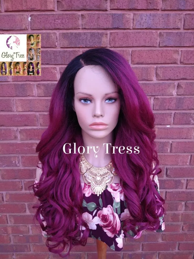 Curly Lace Front Wig, Pre- Plucked, Wigs, Glory Tress, Yaki Texture, HD Transparent Lace, 13 x 6 Free Parting, ON SALE // Peaceful
