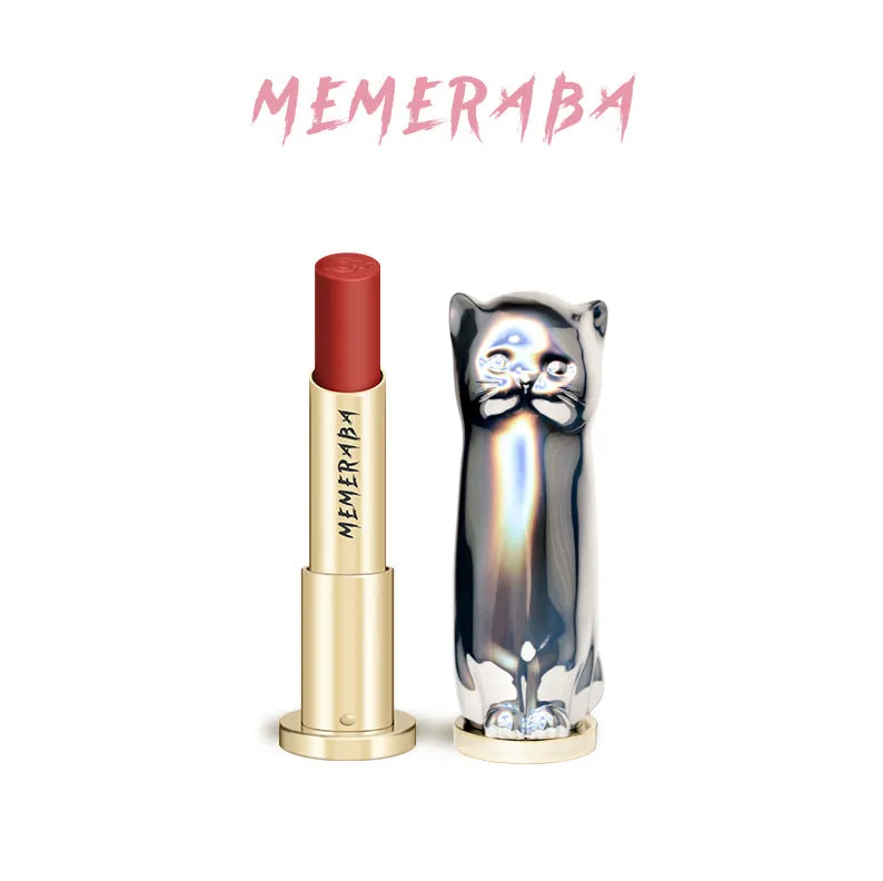 Cute Cat Shaped Matte Lipstick Long Lasting Lipsticks Velvet Waterproof Lipstick  normal_2#