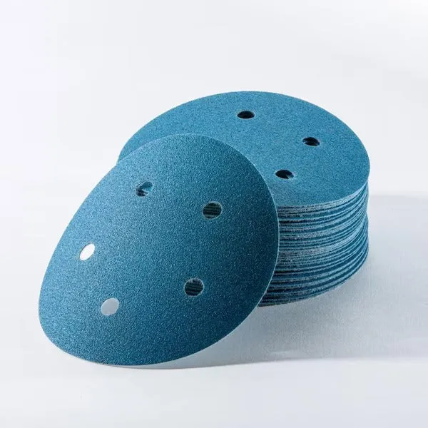 Deerfos SA331 Film Sanding Disc Wet & Dry 5 holes, 5", Pack of 10