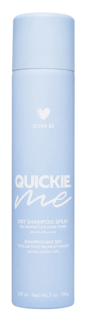 DesignMe Quickie Me Dry Shampoo Spray Dark Tones 330ml (BRUNETTE)