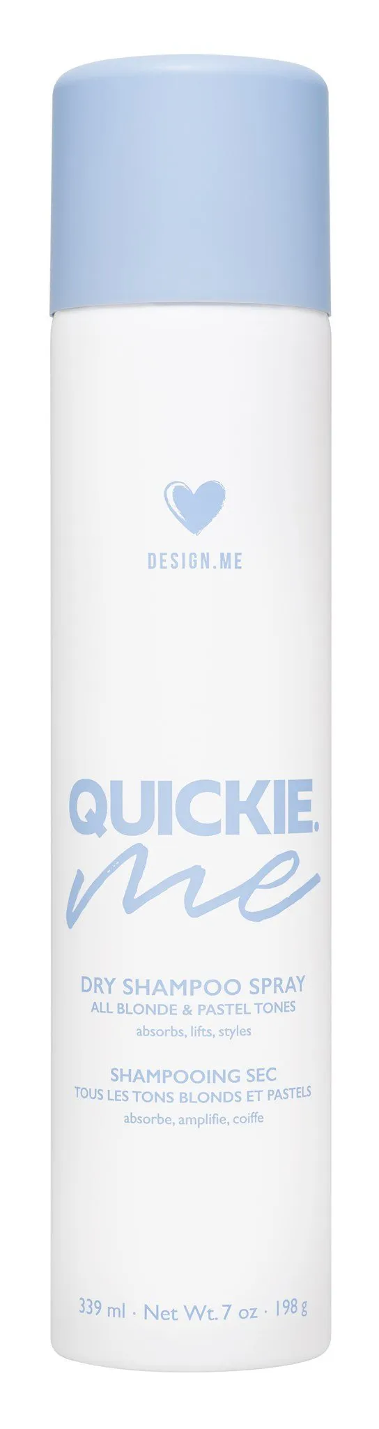 DesignMe Quickie Me Dry Shampoo Spray Light Tones 330ml (BLONDE)