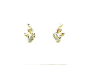 Diamond Asymmetrical Earring Ad No.0162