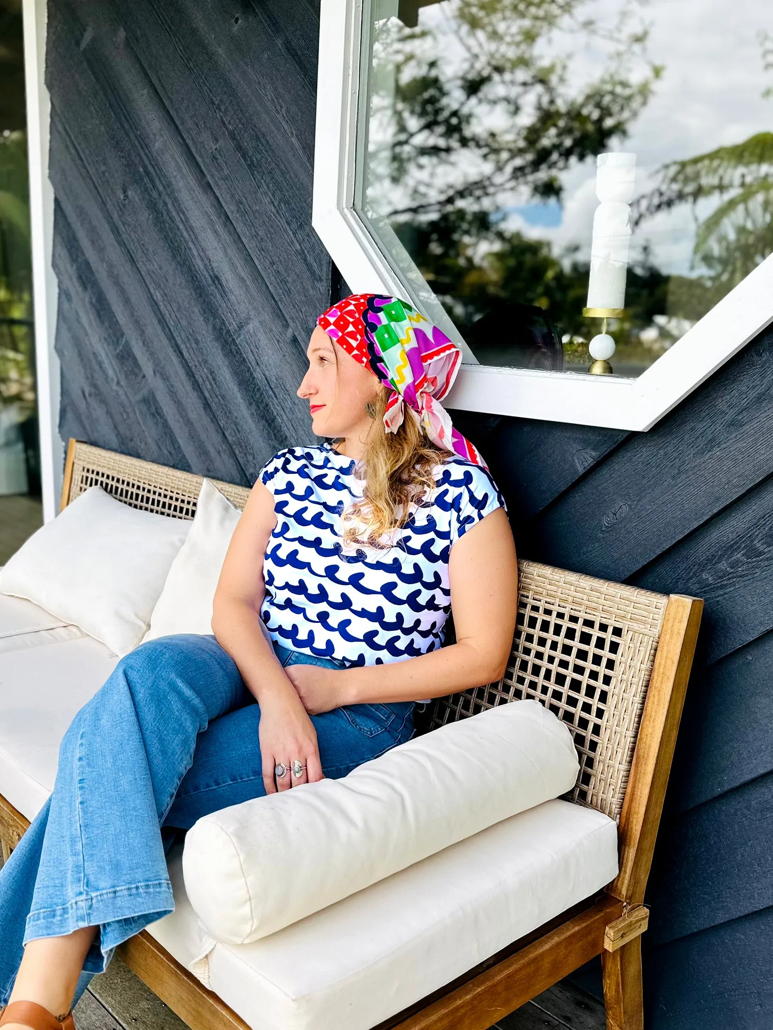 Doops Love 95% cotton 5% Silk Scarf Last Ones