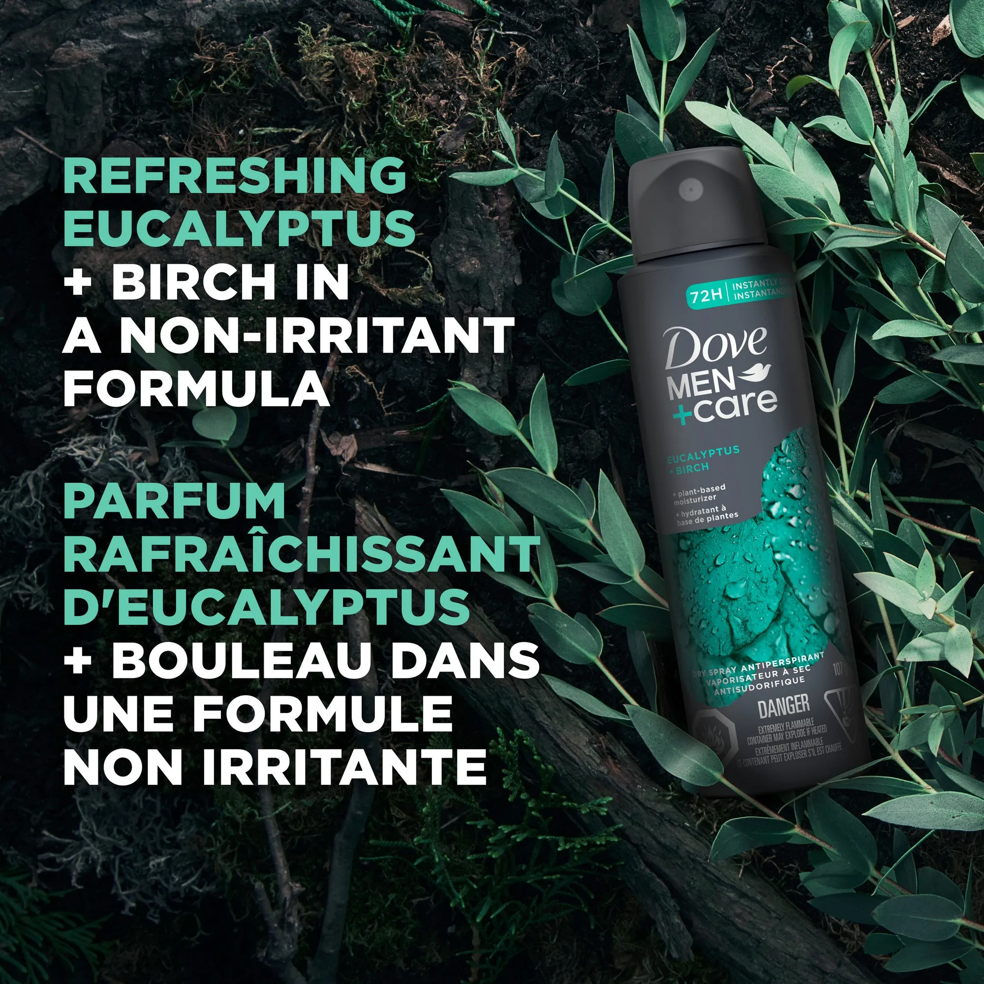 Dove Men Care Eucalyptus   Birch Dry Spray Antiperspirant