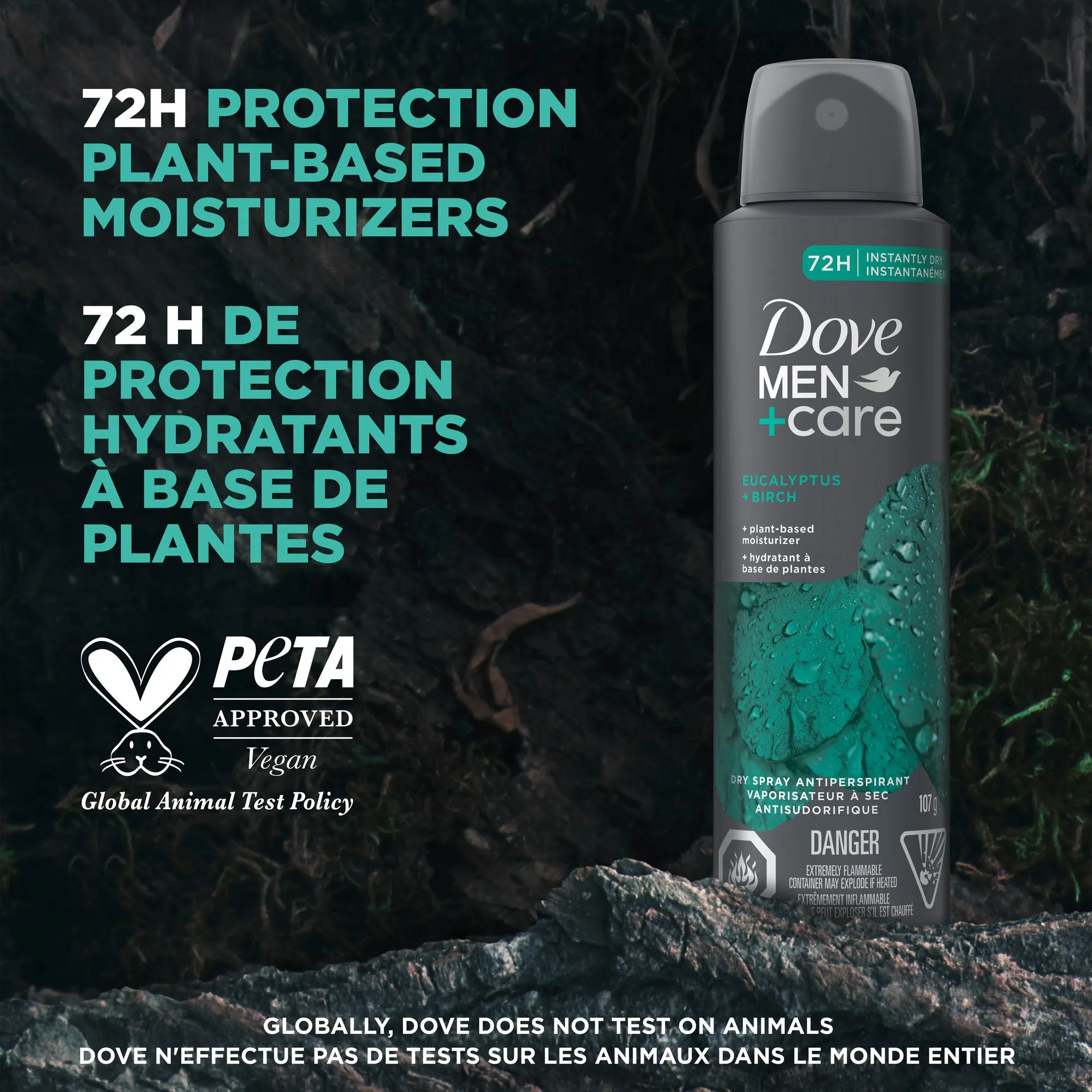 Dove Men Care Eucalyptus   Birch Dry Spray Antiperspirant