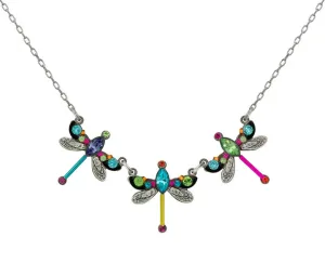Dragonfly Necklace-Multicolor