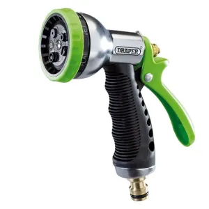 Draper 25342 7 Pattern Spray Gun Premium Aluminium & Brass Garden Watering 25342