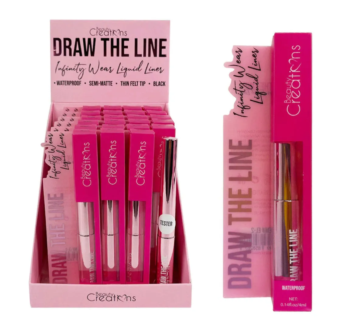 Draw the line liquid liner