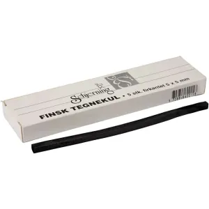 Drawing Pencils 5 Charcoal Sticks 5x5 mm L:15cm Sketching Stationary