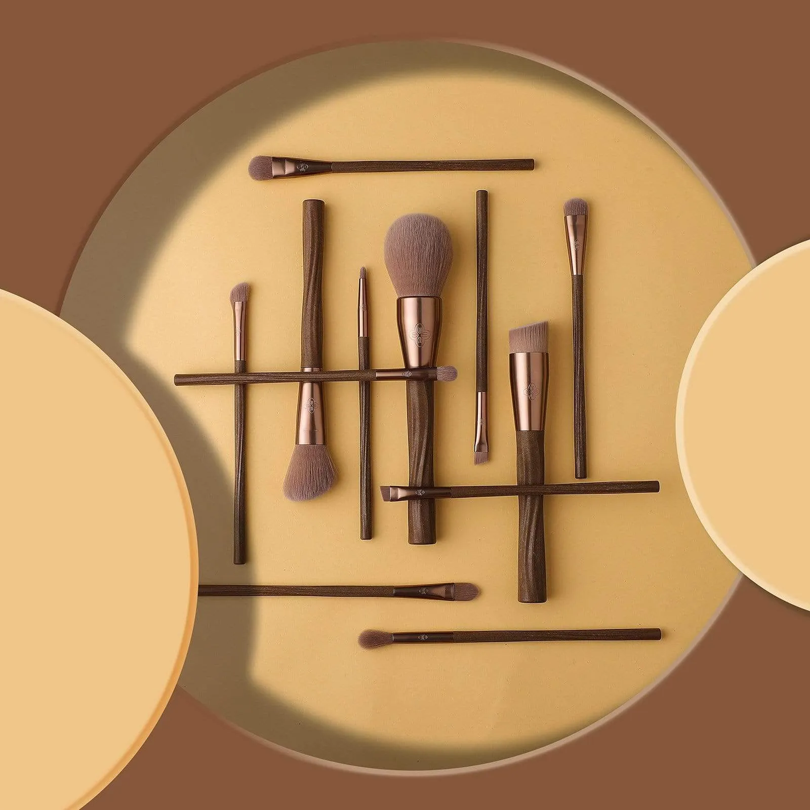 EigshowBeauty  Ecopro 12 PCS Coffee Makeup Brush Kit