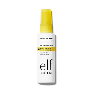 Elf All Set For Sun Spf 45 Sunscreen   Setting Spray 60ml