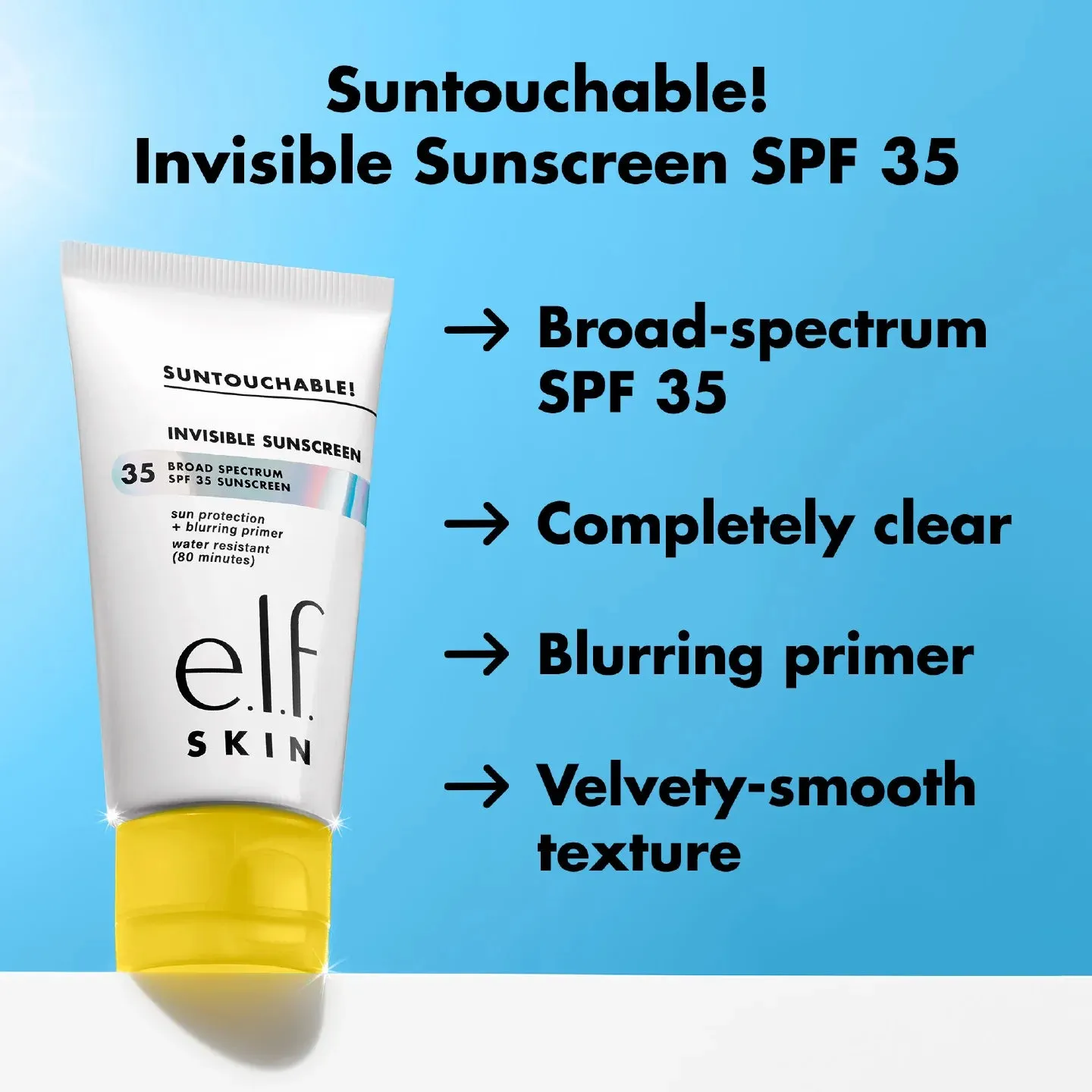 Elf Suntouchable! Invisible Sunscreen Spf35 50ml