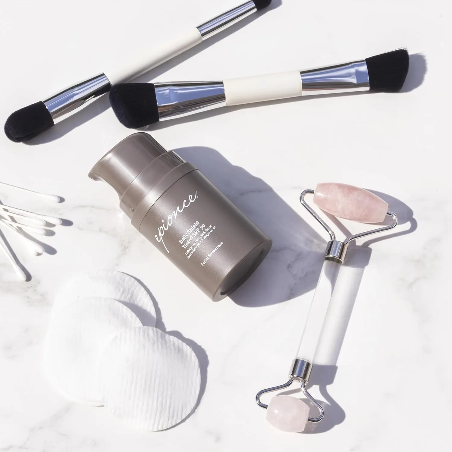Epionce Daily Shield Tinted SPF 50 Sunscreen - Water Resistant Broad Spectrum UV Protection Facial Sunscreen with Titanium Dioxide & Zinc Oxide, for All Skin Types, Dermatologist Skincare