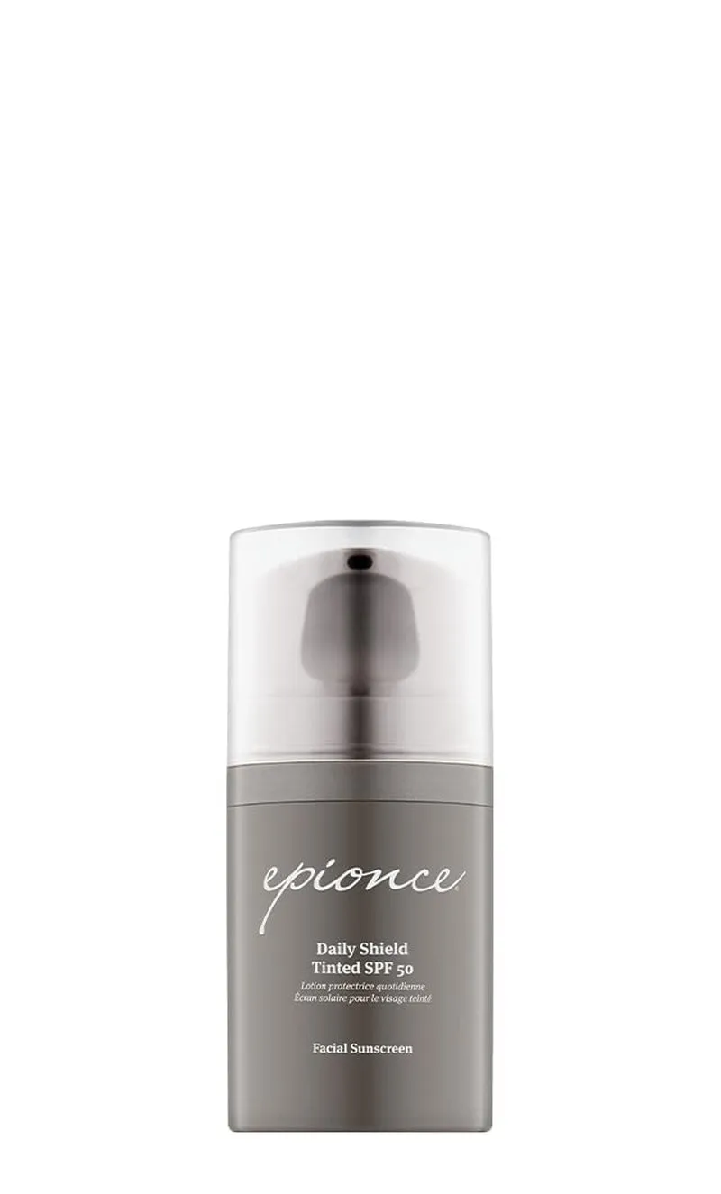 Epionce Daily Shield Tinted SPF 50 Sunscreen - Water Resistant Broad Spectrum UV Protection Facial Sunscreen with Titanium Dioxide & Zinc Oxide, for All Skin Types, Dermatologist Skincare