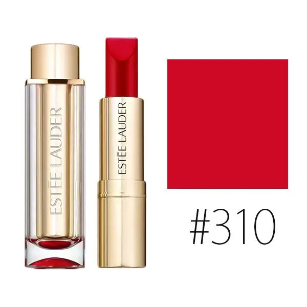 ESTEE LAUDER PURE COLOR LOVE 310 BAR RED (W) LIPSTICK 3.5 g BE