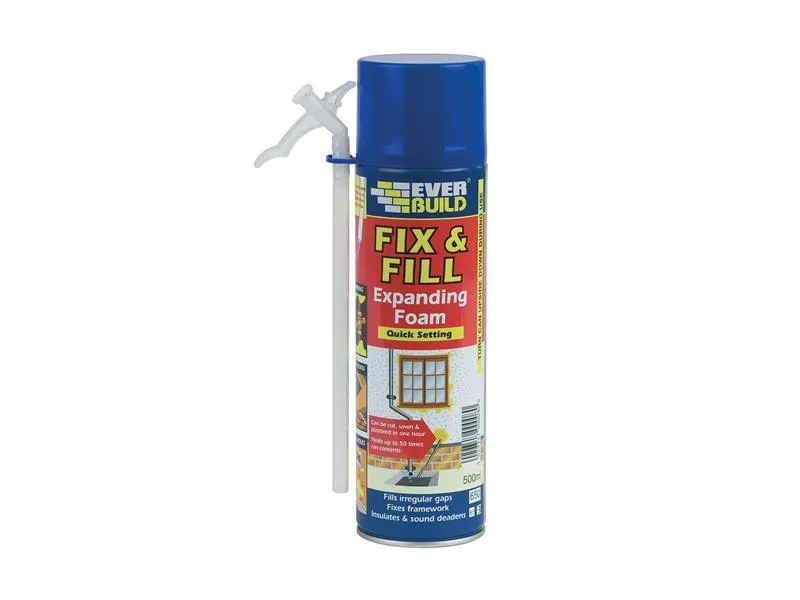 Everbuild Fix & Fill Expanding Foam 500Ml