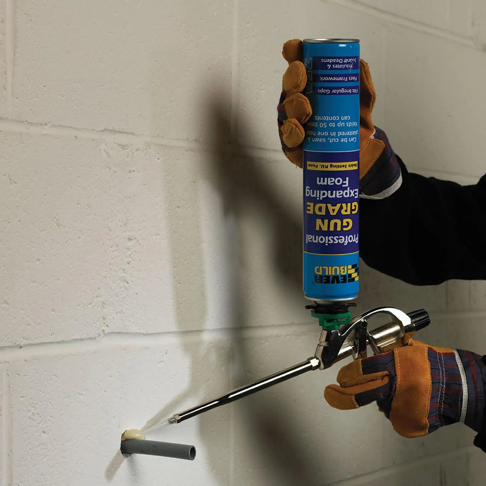 EverBuild Professional Gun Grade Expanding Foam 750ml Quick Setting PU Foam