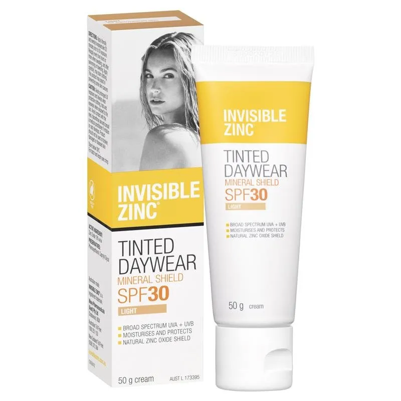 [Expiry: 11/2024] Invisible Zinc Tinted Daywear SPF 30  Light 50g