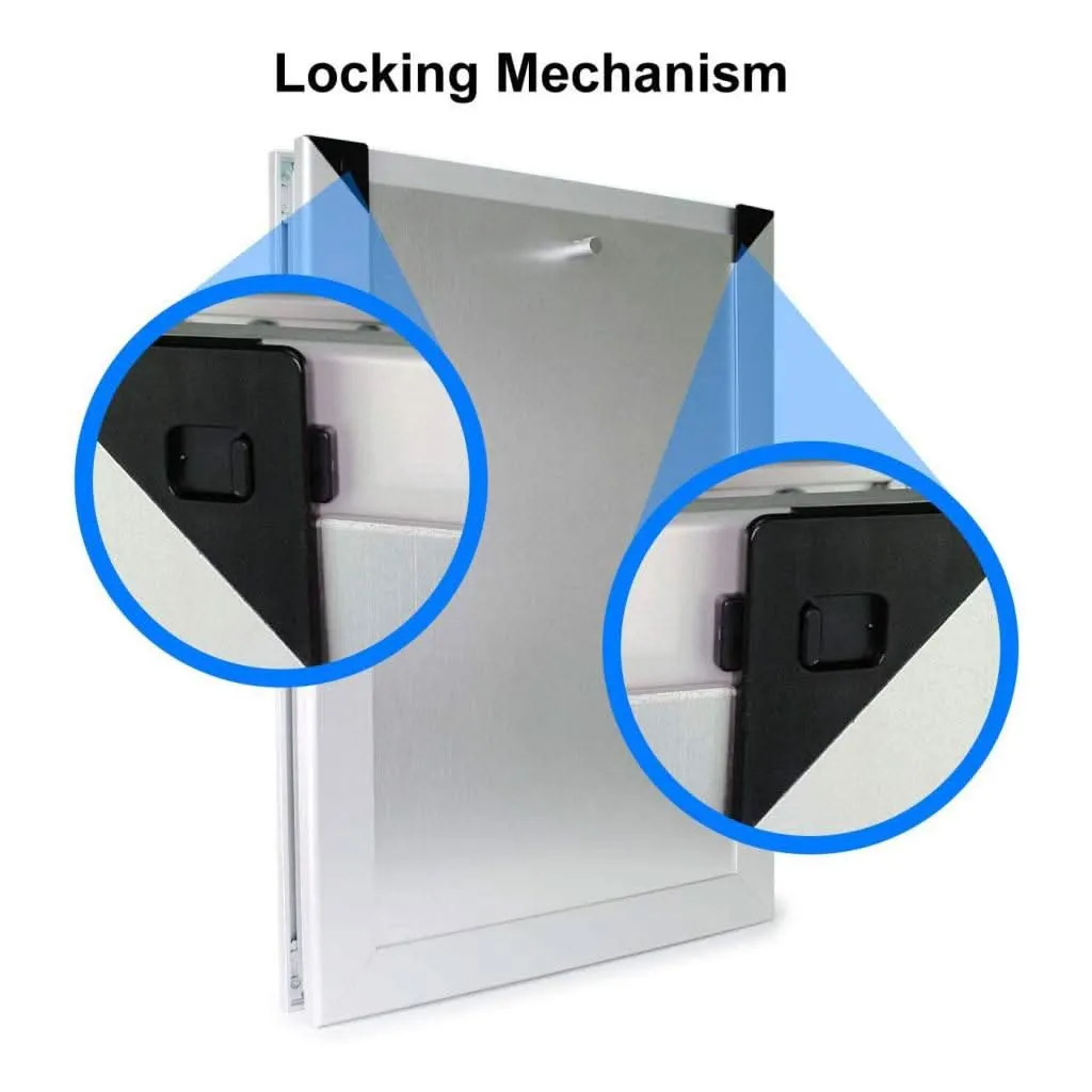 eXtreme Single Flap Aluminum Dog Door - Medium