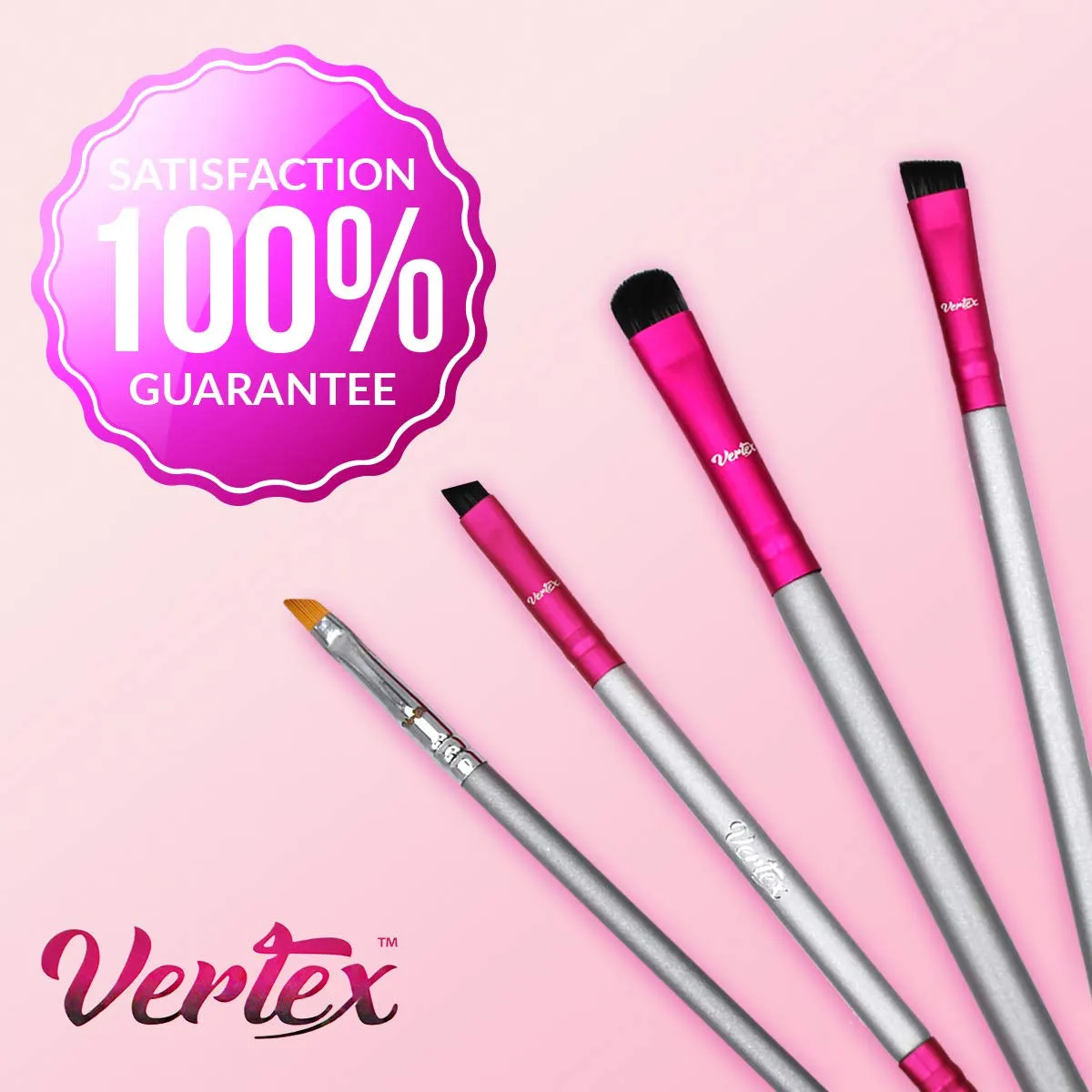 Eyebrow Brush Kit Thin Angled - Eye Brow Concealer Contour Brush to Shape and Conceal Eyes Duo Spoolie Brushes Firm Bristles Definer for Filling Pomade Gel | Defining Arches Winged Eyeliner Stencil