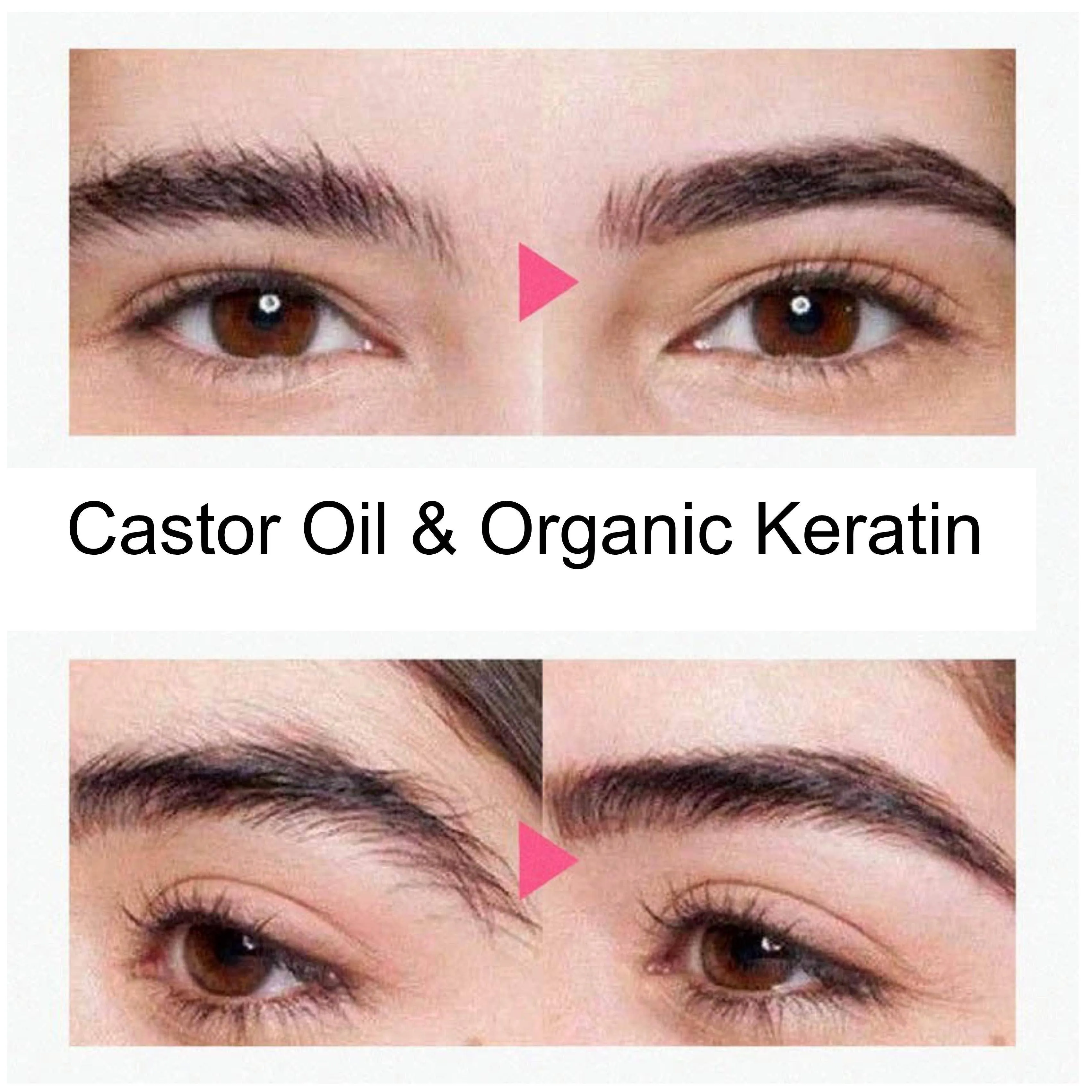 Eyelash & Eyebrow Growth Thickener Keratin & Castor Oil