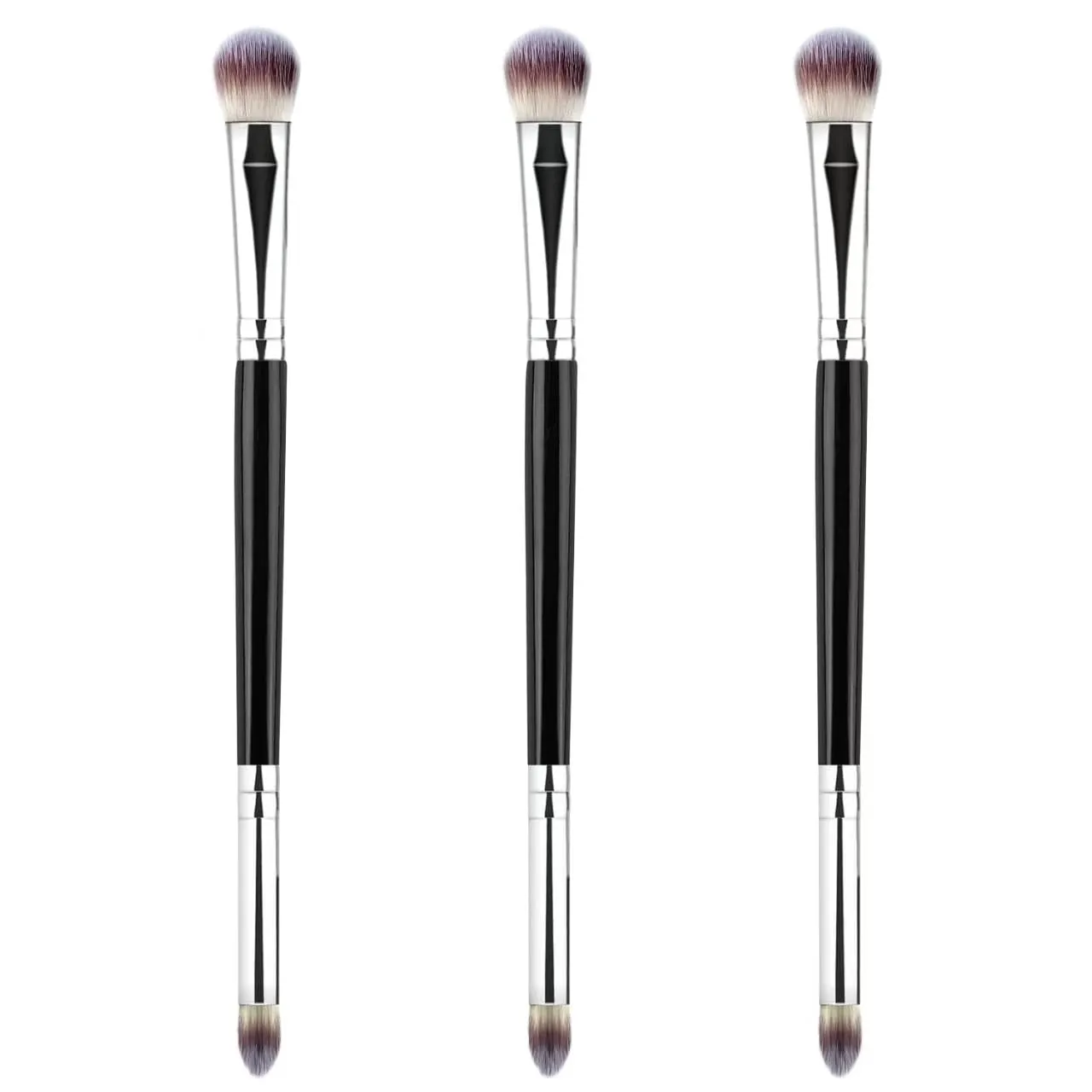 Eyeshadow Brush Eye Makeup Brush Professional Blending Eyeshadow Makeup Brushes for Concealer Eyebrows Eyeliner Soft Hairs Makeup Tool (Black-Eb02)