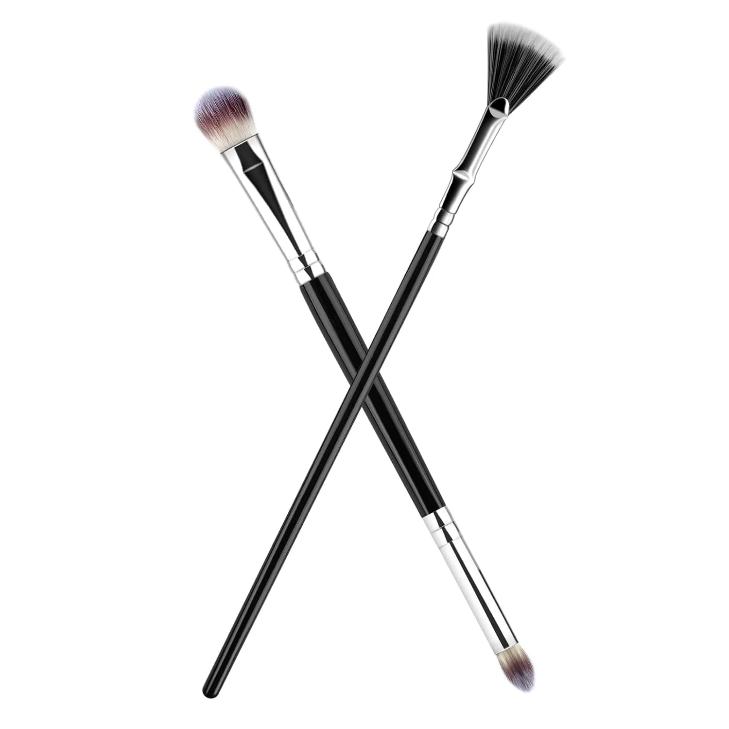 Eyeshadow Brush Eye Makeup Brush Professional Blending Eyeshadow Makeup Brushes for Concealer Eyebrows Eyeliner Soft Hairs Makeup Tool (Black-Eb02)