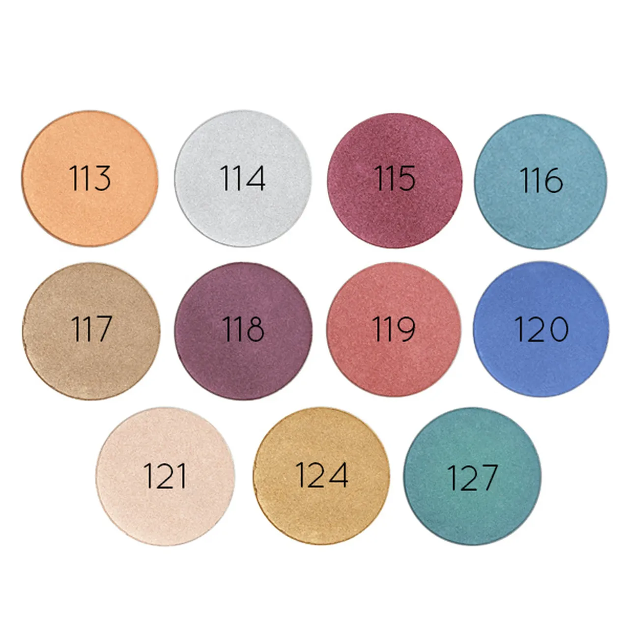 Eyeshadow Refills from Zao- multiple shades