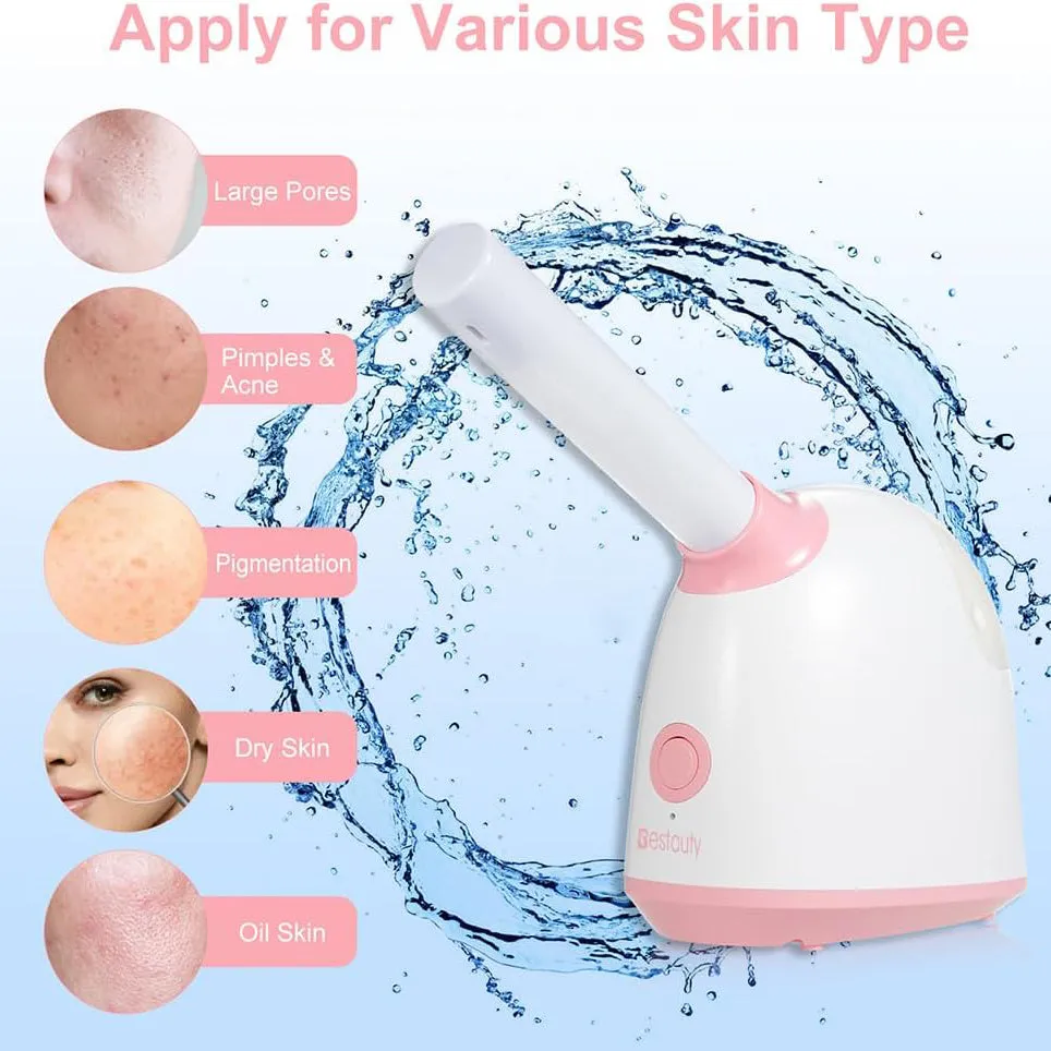 Facial Steamer | Ionic Portable Face Steamer with 360° Rotatable Sprayer | AVYO