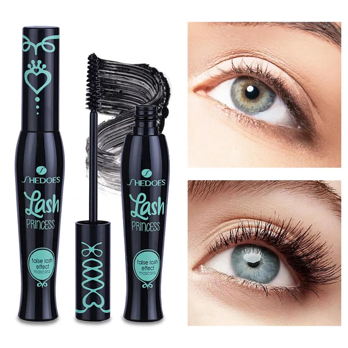 False Lash Effect Mascara Bundle: False Lash Waterproof Mascara, Sculpted Volume Mascara & Lash Princess Curl Mascara