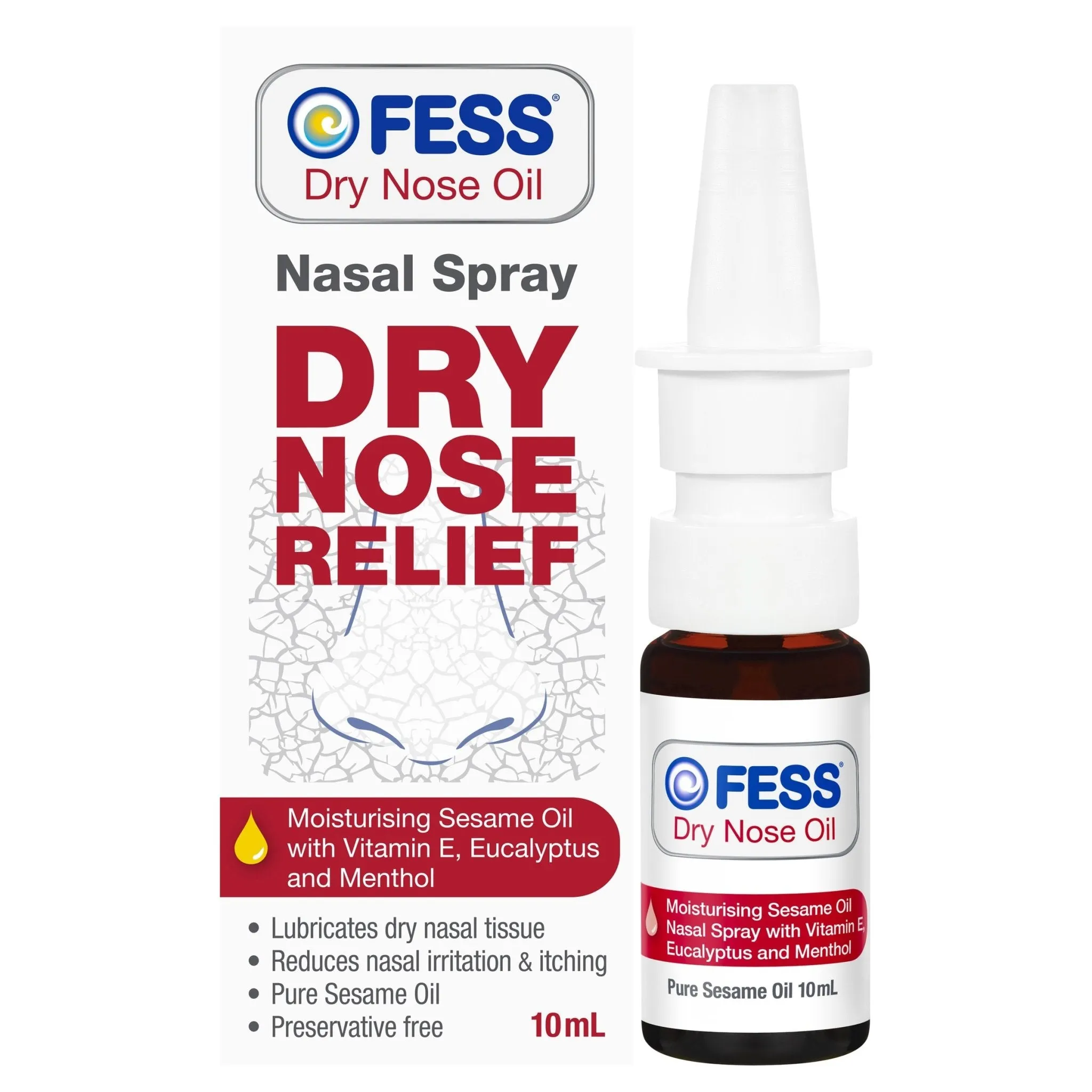 FESS Dry Nose Oil Nasal Spray 10mL