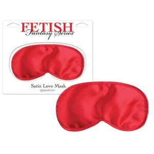Fetish Fantasy Satin Love Mask Red