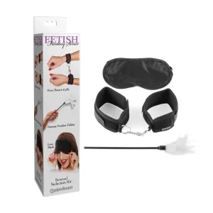 Fetish Fantasy Series Sensual Seduction (3 piece kit) - Black and White
