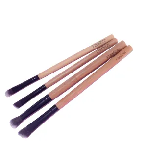 Flawless Bamboo Makeup Brush Set - Beautiful Eyes