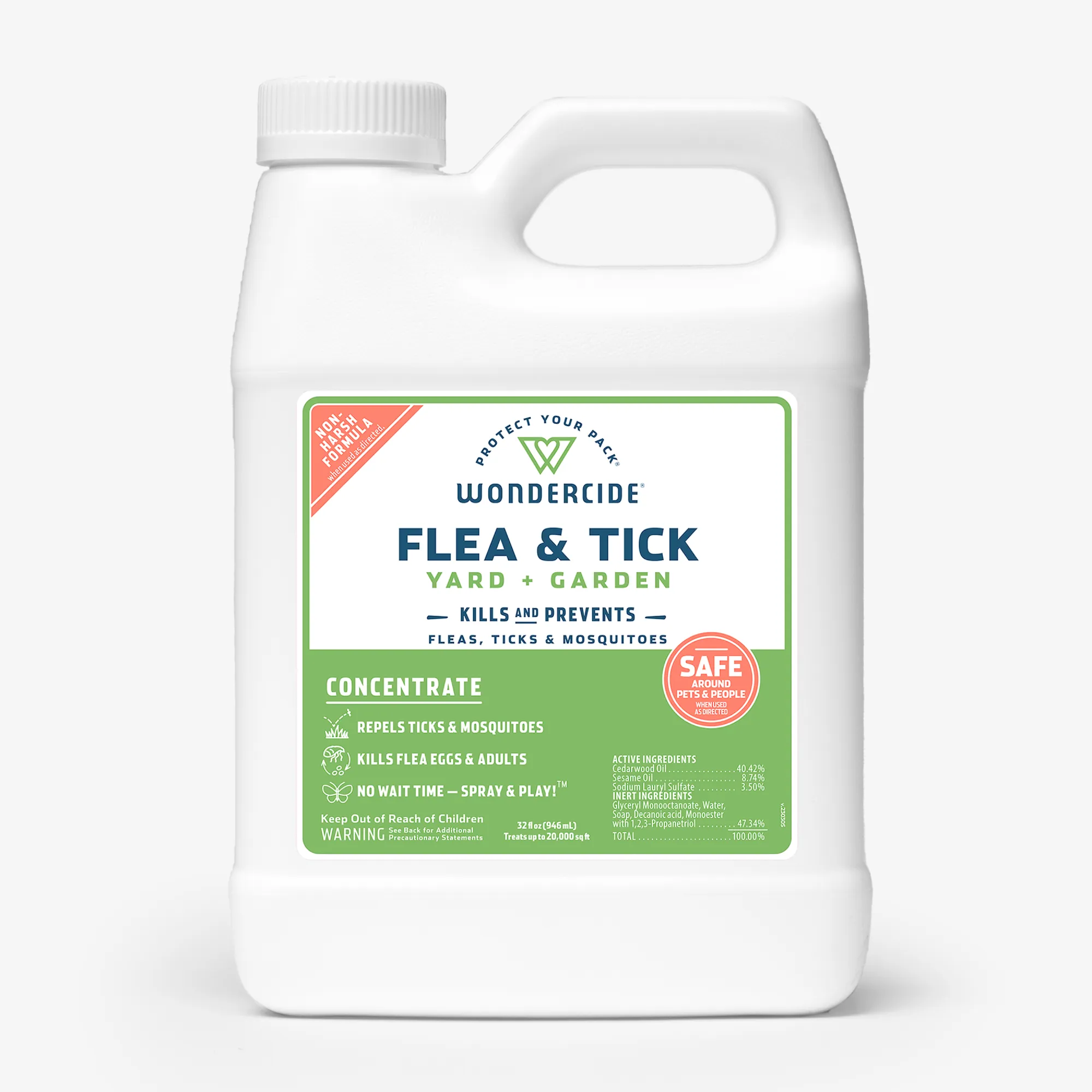 Flea & Tick Concentrate for Yard   Garden with Natural Essential Oils