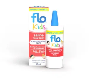 FLO Kids Saline Nasal Spray 15ml